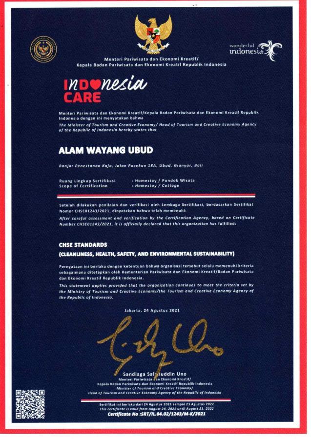 Alam Wayang Ubud - Chse Certified Ngoại thất bức ảnh